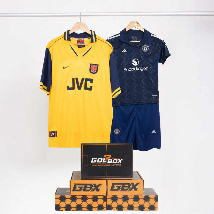 GOLBOX® - PAI E FILHO - UNIFORME ADULTO + CONJUNTO INFANTIL